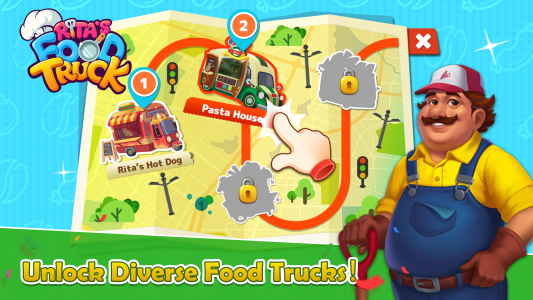 اسکرین شات 2 بازی Rita's Food Truck:Cooking Game