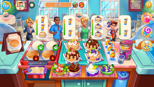 اسکرین شات بازی Rush Cooking: Craze Restaurant 6