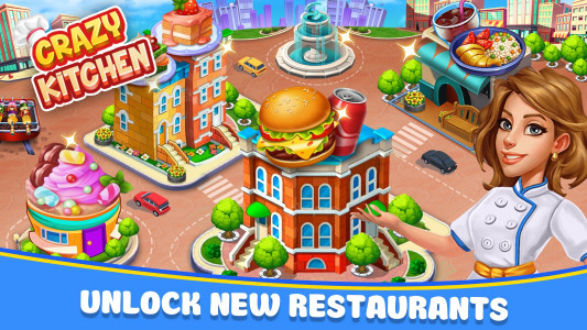 اسکرین شات بازی Crazy Chef Games Cooking City 3