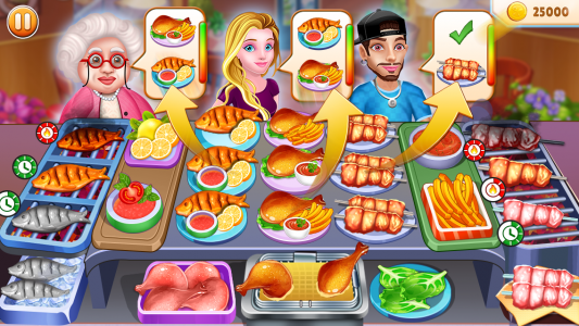 اسکرین شات بازی Food Serve - Cooking Games 1