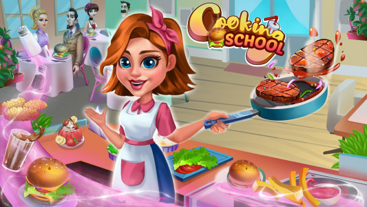 اسکرین شات برنامه Cooking School Games for Girls 3