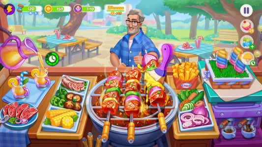 اسکرین شات 1 بازی Cooking Town - Restaurant Game