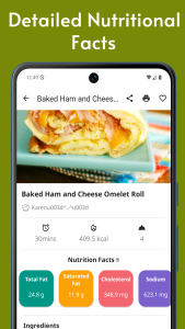 اسکرین شات 4 برنامه Egg Recipes: Breakfast Special
