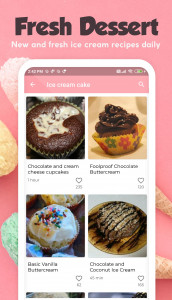 اسکرین شات 5 برنامه Ice Cream Recipes