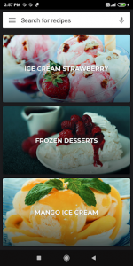 اسکرین شات برنامه Ice Cream Recipes 6