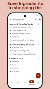 اسکرین شات 6 برنامه Low Calorie Recipes