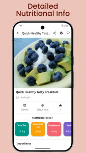 اسکرین شات 4 برنامه Low Calorie Recipes