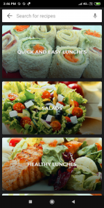 اسکرین شات برنامه Lunch Recipes 6