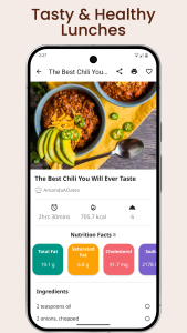 اسکرین شات 3 برنامه Lunch Recipes