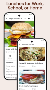 اسکرین شات 2 برنامه Lunch Recipes