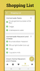 اسکرین شات 5 برنامه Pasta Recipes