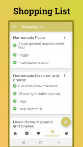 اسکرین شات 5 برنامه Pasta Recipes