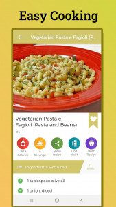 اسکرین شات 2 برنامه Pasta Recipes