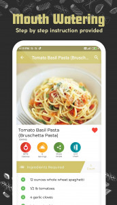 اسکرین شات برنامه Pasta Recipes 2