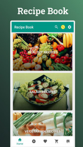 اسکرین شات 1 برنامه Recipe book : Healthy recipes