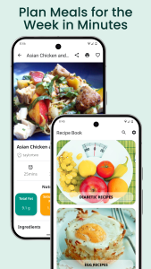 اسکرین شات 2 برنامه Recipe book : Healthy recipes