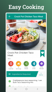 اسکرین شات 2 برنامه Recipe book : Healthy recipes