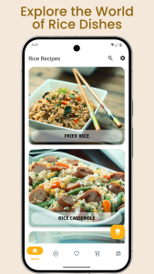 اسکرین شات 1 برنامه Rice Recipes