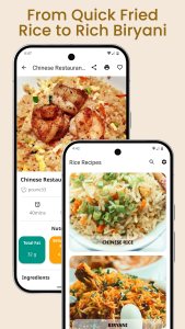 اسکرین شات 3 برنامه Rice Recipes