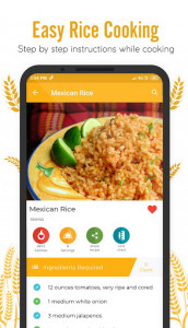 اسکرین شات برنامه Rice Recipes : Fried rice, pilaf 2