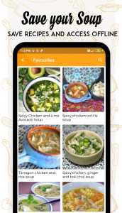 اسکرین شات برنامه Soup Recipes 3