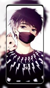 اسکرین شات 5 برنامه Anime Boy Wallpapers