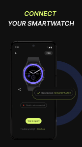 اسکرین شات 3 برنامه Watch faces - Clock Wallpaper