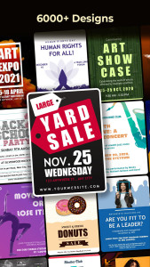 اسکرین شات 1 برنامه Poster Maker: Flyer Designer
