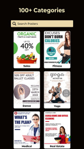 اسکرین شات 2 برنامه Poster Maker: Flyer Designer
