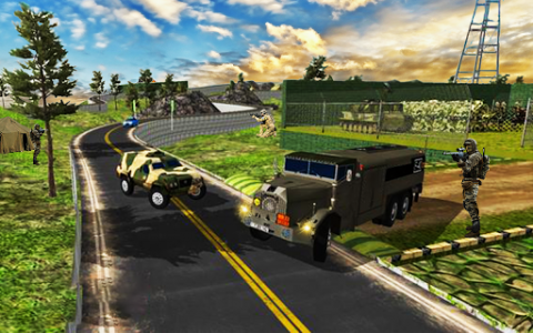 اسکرین شات بازی Army Transport Truck Driver : Military Games 2019 2