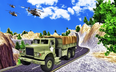 اسکرین شات بازی Army Transport Truck Driver : Military Games 2019 5