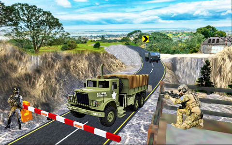 اسکرین شات بازی Army Transport Truck Driver : Military Games 2019 4