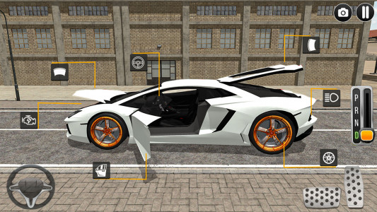 اسکرین شات برنامه Car Parking Games 3D Car games 4