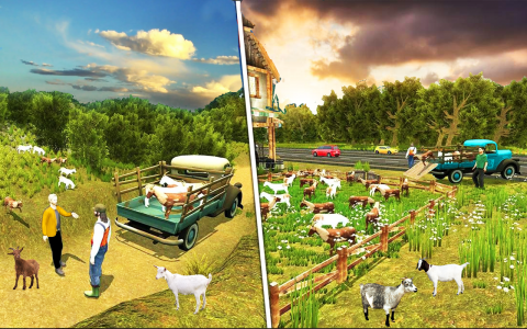 اسکرین شات بازی Farm Simulator Goat Game 1
