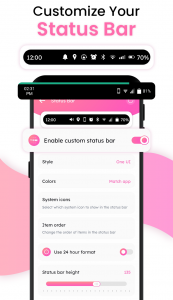 اسکرین شات برنامه Statusbar Icon Hider Customize 5