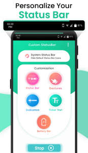 اسکرین شات برنامه Statusbar Icon Hider Customize 1