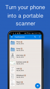 اسکرین شات برنامه Fast Scanner - PDF Scan App 1