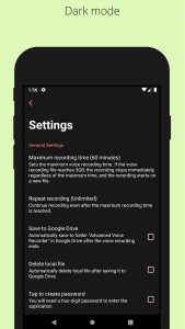 اسکرین شات 8 برنامه Background voice recorder