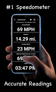 اسکرین شات برنامه GPS Speedometer, Odometer, Spe 1