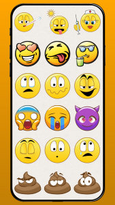 اسکرین شات برنامه Emoji Stickers & Animals WA 6