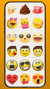 اسکرین شات 4 برنامه Emoji Stickers & Animals WA
