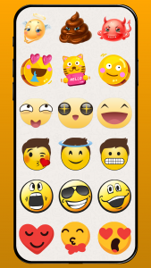 اسکرین شات 4 برنامه Emoji Stickers & Animals WA
