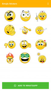 اسکرین شات 4 برنامه Emoji Stickers WASticker