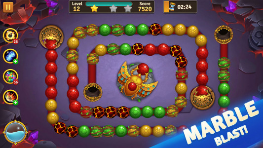 اسکرین شات 5 بازی Jungle Marble Blast