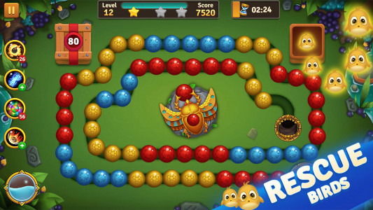 اسکرین شات بازی Jungle Marble Blast 2