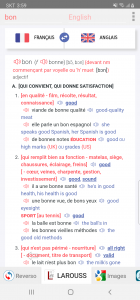 اسکرین شات برنامه All French Dictionaries 3