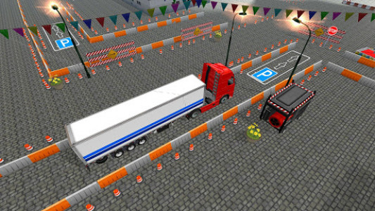 اسکرین شات بازی Heavy Big Gear Truck Parking simulator 3D 🚚 8