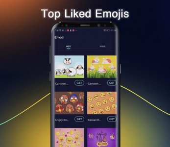 اسکرین شات برنامه Cheetah Keyboard - Emoji,Swype,DIY Themes 2020 3