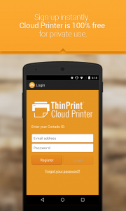 اسکرین شات برنامه ThinPrint Cloud Printer 2