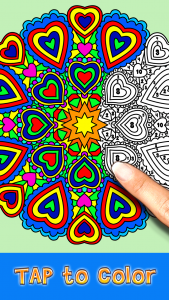 اسکرین شات برنامه Number Coloring - relaxing app 2